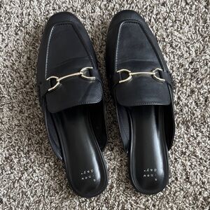 Black Slip-On Loafers. Size 11